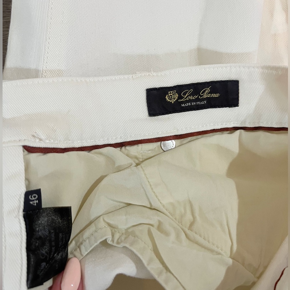 Loro Piana Cream Skinny Leg Jeans - Picture 3 of 6